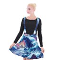 Storm Tsunami Waves Ocean Sea Nautical Nature Suspender Skater Skirt View1