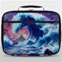 Storm Tsunami Waves Ocean Sea Nautical Nature Full Print Lunch Bag View1