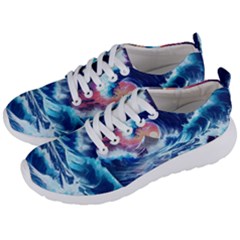 Storm Tsunami Waves Ocean Sea Nautical Nature Men s Lightweight Sports Shoes by Ravend