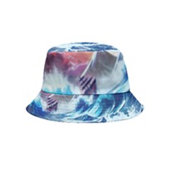 Storm Tsunami Waves Ocean Sea Nautical Nature Bucket Hat (kids)