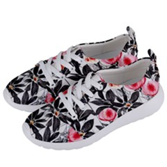 Beautiful Elegant Botanical Flowers Women s Lightweight Sports Shoes by GardenOfOphir