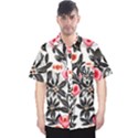 Beautiful Elegant Botanical Flowers Men s Hawaii Shirt View1