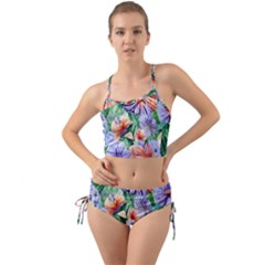 Amazing Watercolor Flowers Mini Tank Bikini Set by GardenOfOphir