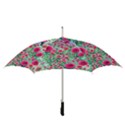 Bounty Of Brilliant Blooming Blossoms Straight Umbrellas View3