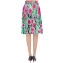 Bounty Of Brilliant Blooming Blossoms Flared Midi Skirt View2