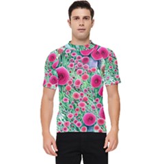 Bounty Of Brilliant Blooming Blossoms Men s Short Sleeve Rash Guard by GardenOfOphir