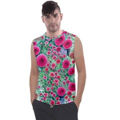 Bounty Of Brilliant Blooming Blossoms Men s Regular Tank Top by GardenOfOphir