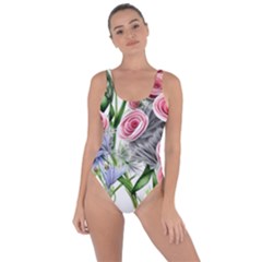 Captivating Coral Blooms Bring Sexy Back Swimsuit by GardenOfOphir