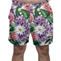 Brilliant Blushing Blossoms Men s Shorts View1