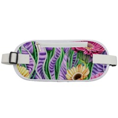 Beloved Bell-shaped Blossoms Rounded Waist Pouch by GardenOfOphir