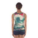 Storm Tsunami Waves Ocean Sea Nautical Nature Painting Sport Tank Top  View2