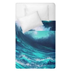 Tsunami Tidal Wave Ocean Waves Sea Nature Water Duvet Cover Double Side (single Size) by Ravend