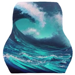 Tsunami Tidal Wave Ocean Waves Sea Nature Water Car Seat Back Cushion  by Ravend