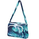 Tsunami Tidal Wave Ocean Waves Sea Nature Water Front Pocket Crossbody Bag View1