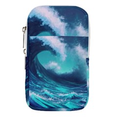 Tsunami Tidal Wave Ocean Waves Sea Nature Water Waist Pouch (large) by Ravend