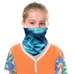 Tsunami Tidal Wave Ocean Waves Sea Nature Water Face Covering Bandana (kids) by Ravend