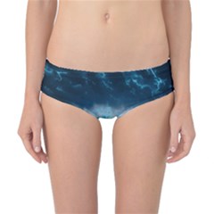 Thunderstorm Storm Tsunami Waves Ocean Sea Classic Bikini Bottoms by Ravend