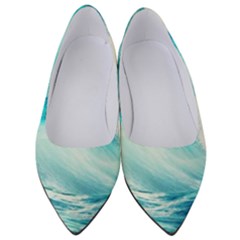 Tsunami Waves Ocean Sea Nautical Nature Water Nature Women s Low Heels by Ravend