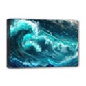 Thunderstorm Tsunami Tidal Wave Ocean Waves Sea Deluxe Canvas 18  x 12  (Stretched) View1