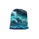 Thunderstorm Tsunami Tidal Wave Ocean Waves Sea Drawstring Pouch (Medium) View2