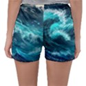 Thunderstorm Tsunami Tidal Wave Ocean Waves Sea Sleepwear Shorts View2