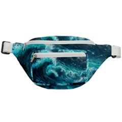 Thunderstorm Tsunami Tidal Wave Ocean Waves Sea Fanny Pack by Ravend