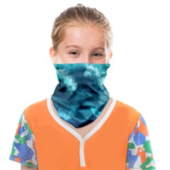 Thunderstorm Tsunami Tidal Wave Ocean Waves Sea Face Covering Bandana (kids) by Ravend