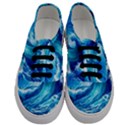 Tsunami Tidal Wave Ocean Waves Sea Nature Water Blue Painting Men s Classic Low Top Sneakers View1