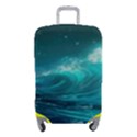 Tsunami Waves Ocean Sea Nautical Nature Water Luggage Cover (Small) View1