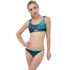 Tsunami Waves Ocean Sea Nautical Nature Water The Little Details Bikini Set by Ravend