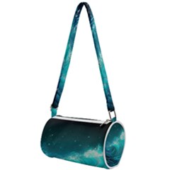 Tsunami Waves Ocean Sea Nautical Nature Water Mini Cylinder Bag by Ravend