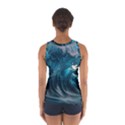 Tsunami Waves Ocean Sea Water Rough Seas 3 Sport Tank Top  View2