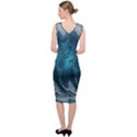 Tsunami Waves Ocean Sea Water Rough Seas 3 Sleeveless Pencil Dress View4