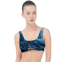 Tsunami Waves Ocean Sea Water Rough Seas 3 The Little Details Bikini Top by Ravend