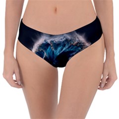 Tsunami Waves Ocean Sea Water Rough Seas 7 Reversible Classic Bikini Bottoms by Ravend