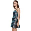 Tsunami Waves Ocean Sea Water Rough Seas 7 Short Frill Dress View2