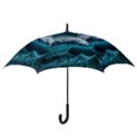 Tsunami Waves Ocean Sea Water Rough Seas 6 Hook Handle Umbrellas (Small) View3