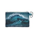 Tsunami Waves Ocean Sea Water Rough Seas 6 Canvas Cosmetic Bag (Small) View2