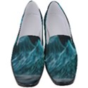 Tsunami Waves Ocean Sea Water Rough Seas 6 Women s Classic Loafer Heels View1