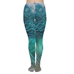 Tsunami Waves Ocean Sea Water Rough Seas 2 Tights by Ravend