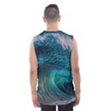 Tsunami Waves Ocean Sea Water Rough Seas 2 Men s Basketball Tank Top View2