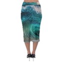 Tsunami Waves Ocean Sea Water Rough Seas 2 Midi Pencil Skirt View2