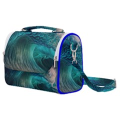 Tsunami Waves Ocean Sea Water Rough Seas 2 Satchel Shoulder Bag by Ravend