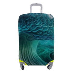 Tsunami Waves Ocean Sea Water Rough Seas 2 Luggage Cover (small) by Ravend