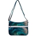 Tsunami Waves Ocean Sea Water Rough Seas 2 Zip Up Shoulder Bag View3