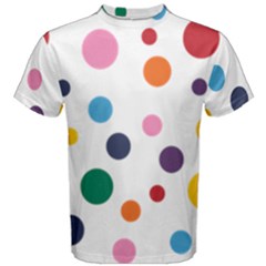 Polka Dot Men s Cotton Tee by 8989