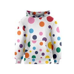 Polka Dot Kids  Pullover Hoodie by 8989