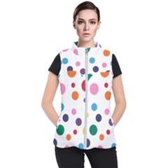 Polka Dot Women s Puffer Vest