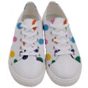 Polka Dot Women s Low Top Canvas Sneakers View1