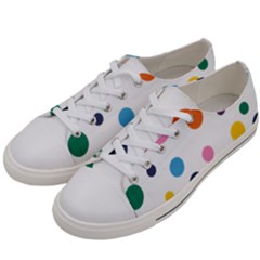 Polka Dot Women s Low Top Canvas Sneakers by 8989